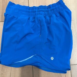Lululemon hotty hot shorts blue
